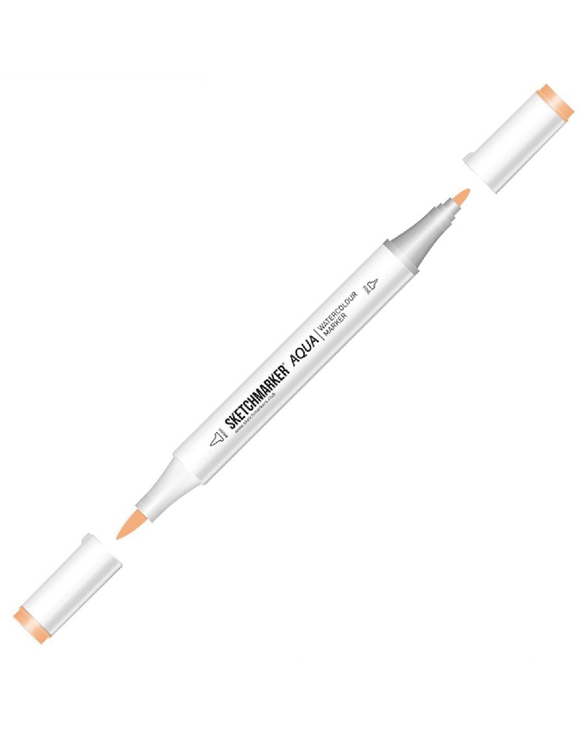 

Маркер акварельный двухсторонний Sketchmarker Aqua цвет Tan (Загар), Aqua