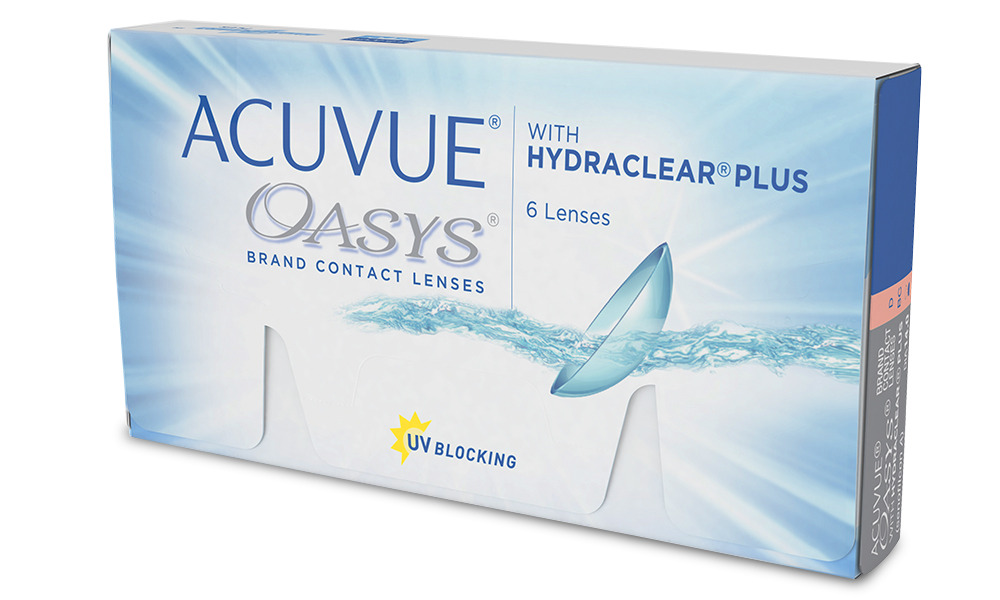 ACUVUE OASYS with Hydraclear Plus forAstigmatism 6 линз BC 8,6 SPH -9.00 CYL -0,75 AXIS 70