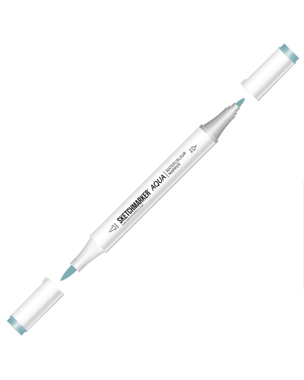 

Маркер акварельный двухсторонний Sketchmarker Aqua цвет Soothing Sea (Успокаивающее Море), Aqua