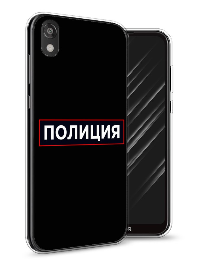

Чехол Awog на Huawei Y5 2019 "Police logo", Черный;белый;красный, 69050-5