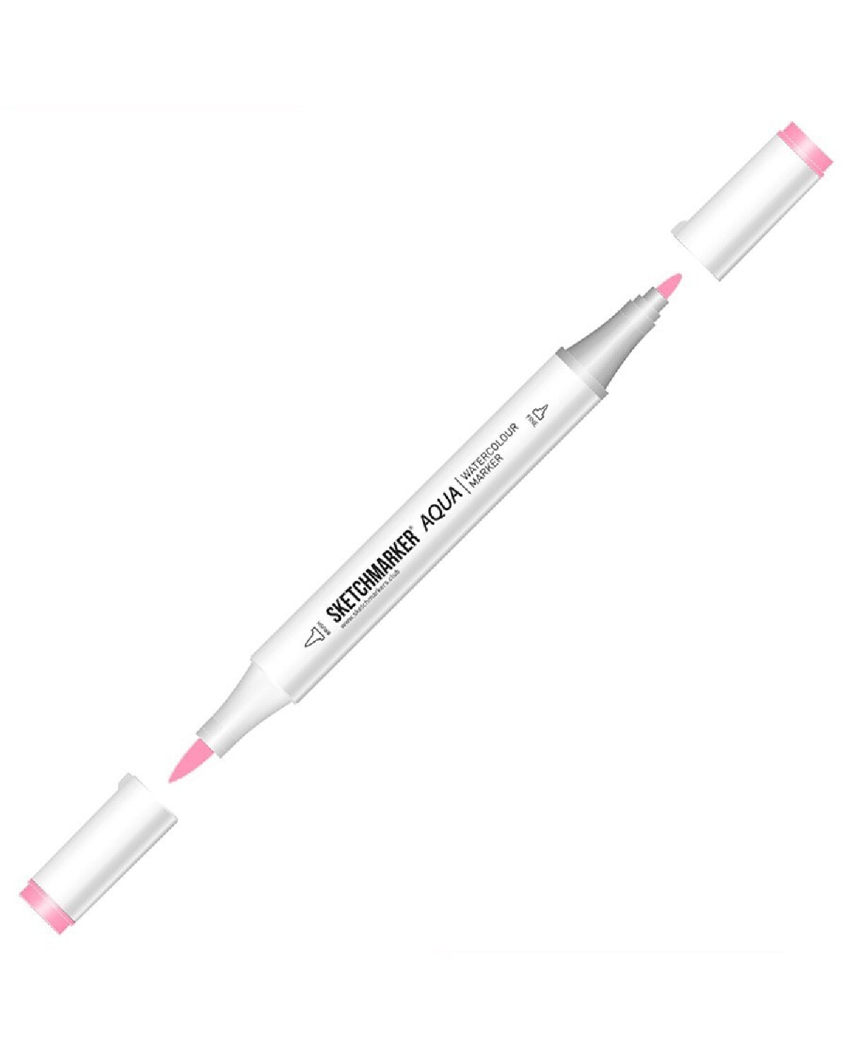 

Маркер акварельный двухсторонний Sketchmarker Aqua цвет Soft Pink (Нежно-Розовый), Aqua