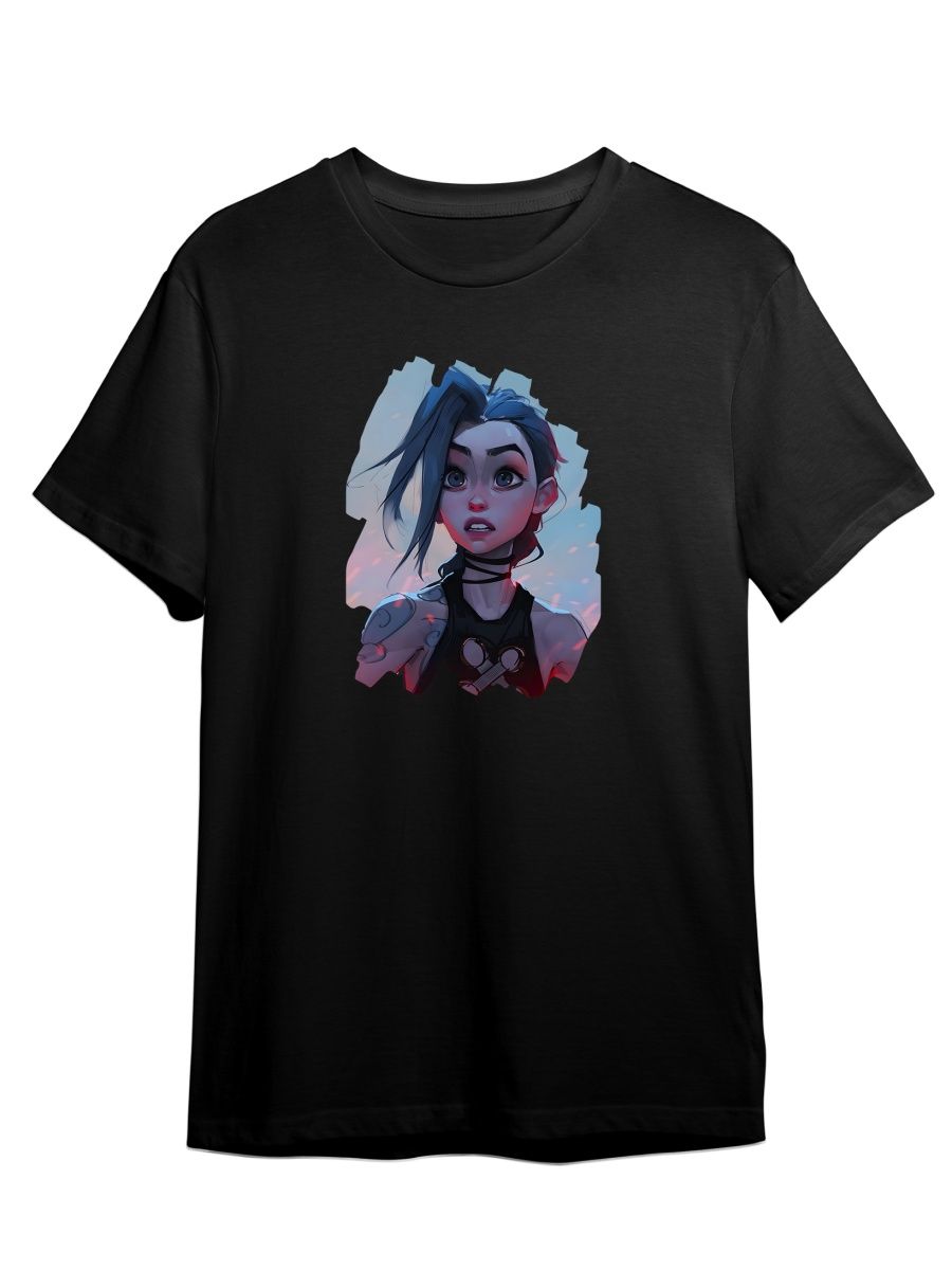 

Футболка унисекс СувенирShop Джинкс/Jinx/Arcane/Лига легенд 3 черная S, Черный, "Джинкс/Jinx/Arcane/Лига легенд" 3