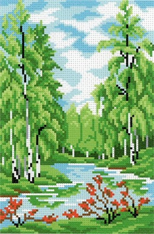 

Рисунок на ткани «Летнее раздолье»