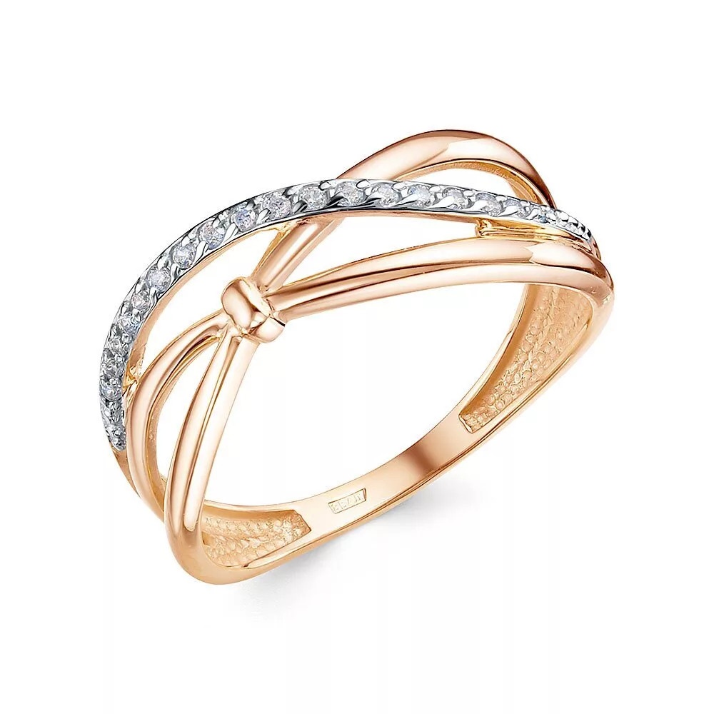 

Кольцо из золота р. , 585Gold 301012622, фианит, 301012622