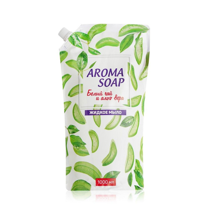 Туалетное мыло жидкое Aroma Soap Олива и камелия 1 л