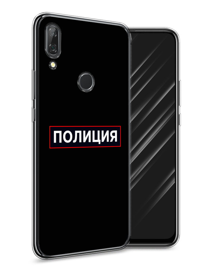 фото Чехол awog "police logo" для huawei p smart z