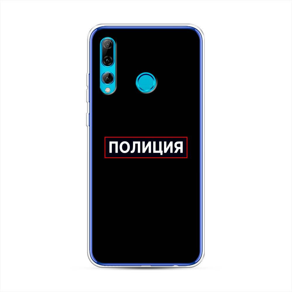

Чехол Awog на Huawei P Smart Plus 2019 "Police logo", Черный;белый;красный, 69250-5