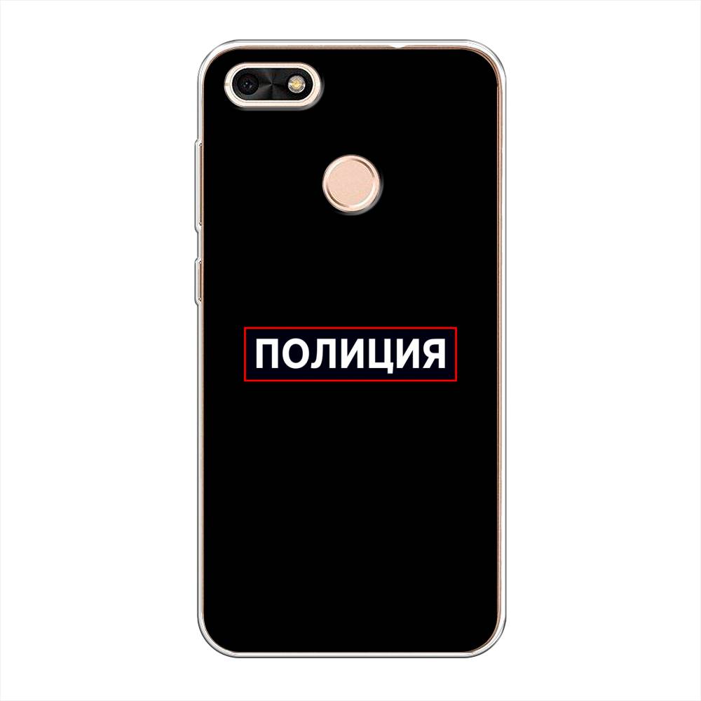 

Чехол Awog на Huawei Nova Lite (2017) "Police logo", Черный;белый;красный, 64750-5
