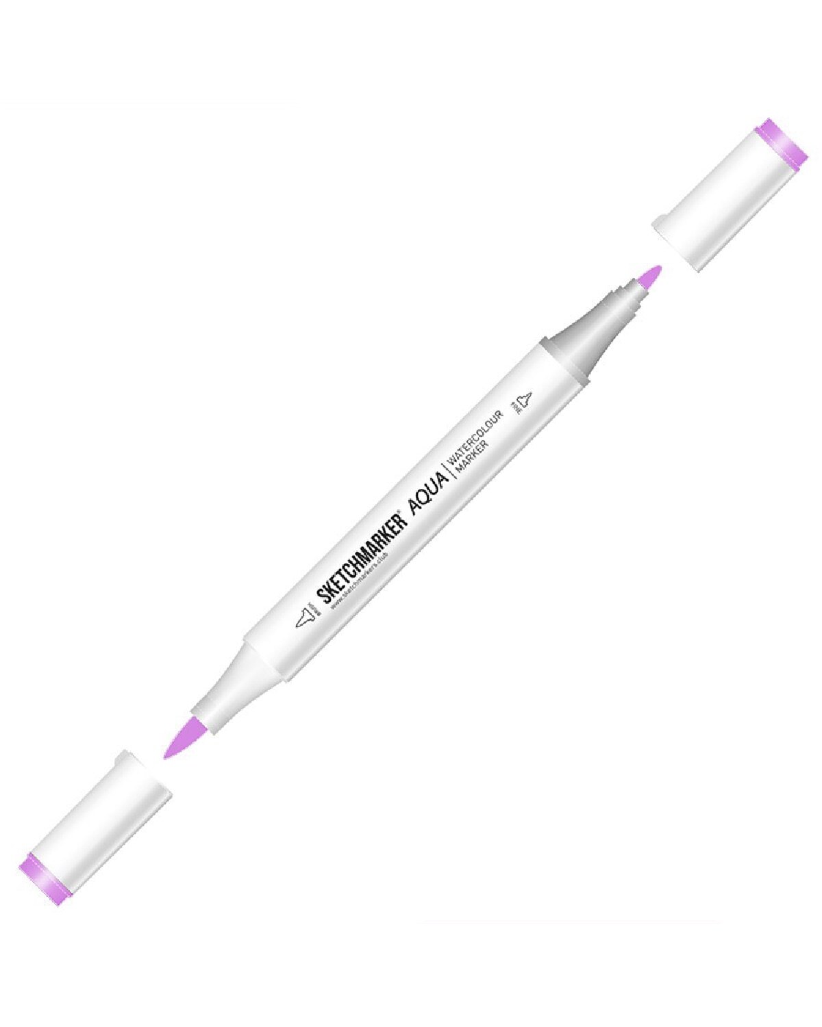 

Маркер акварельный двухсторонний Sketchmarker Aqua цвет Mauve (Розовато-Лиловый), Aqua