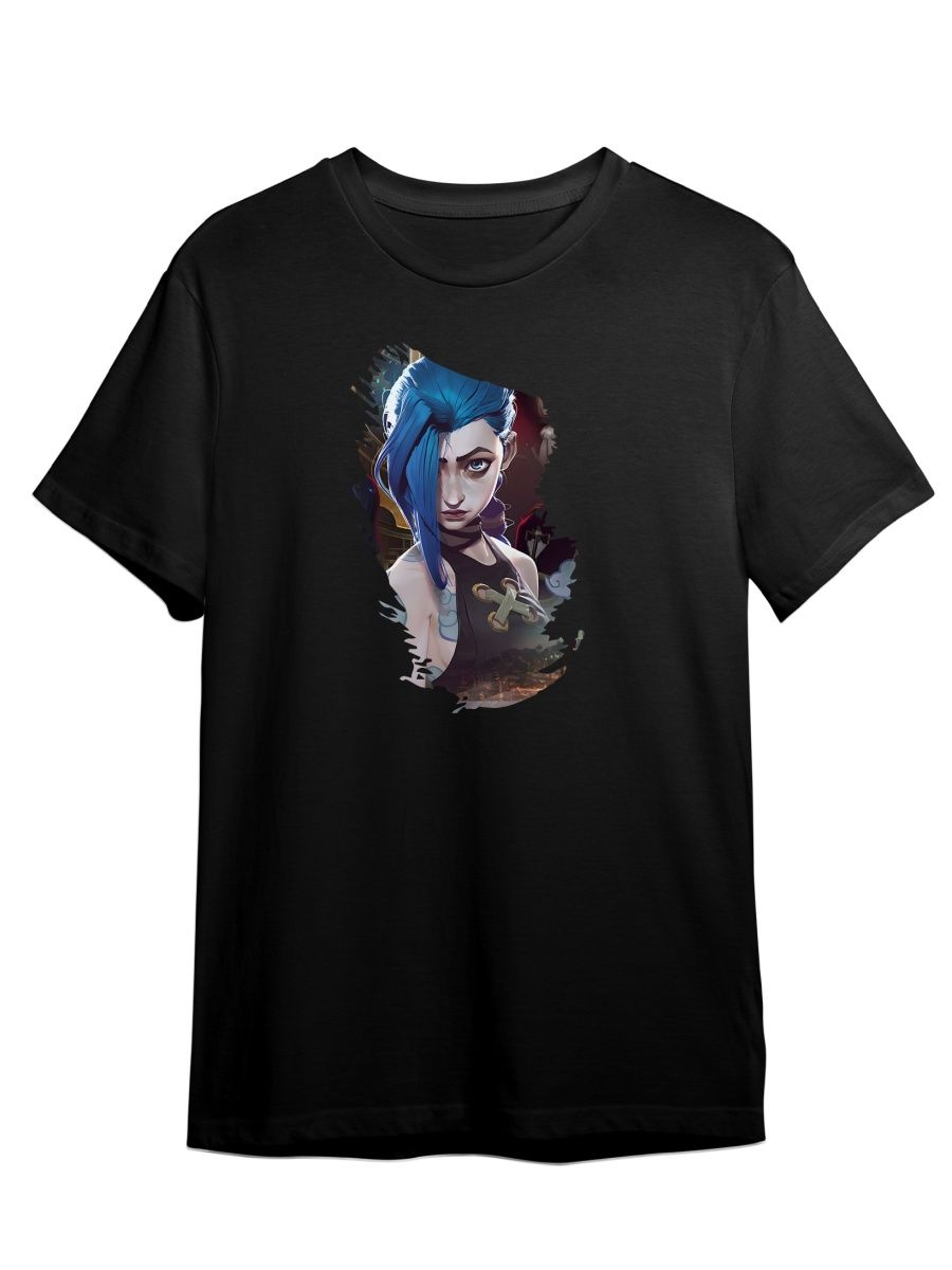 

Футболка унисекс СувенирShop Джинкс/Jinx/Arcane/Лига легенд 2 черная 5XL, Черный, "Джинкс/Jinx/Arcane/Лига легенд" 2