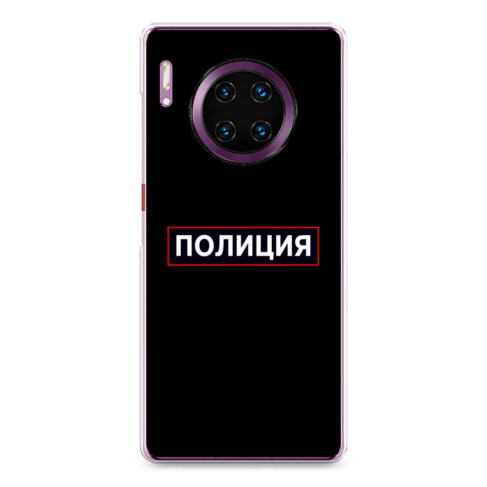 

Чехол Awog на Huawei Mate 30 Pro "Police logo", Черный;белый;красный, 610450-5