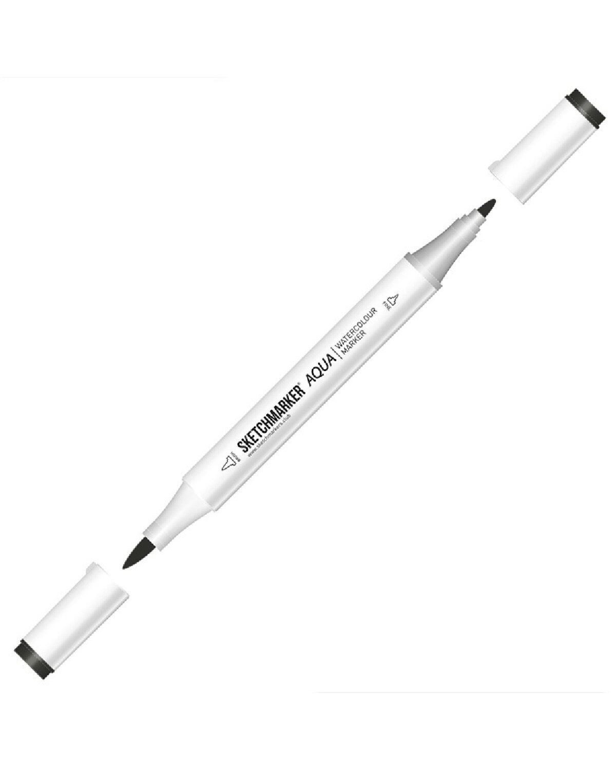 

Маркер акварельный двухсторонний Sketchmarker Aqua цвет Graphite (Графит), Aqua