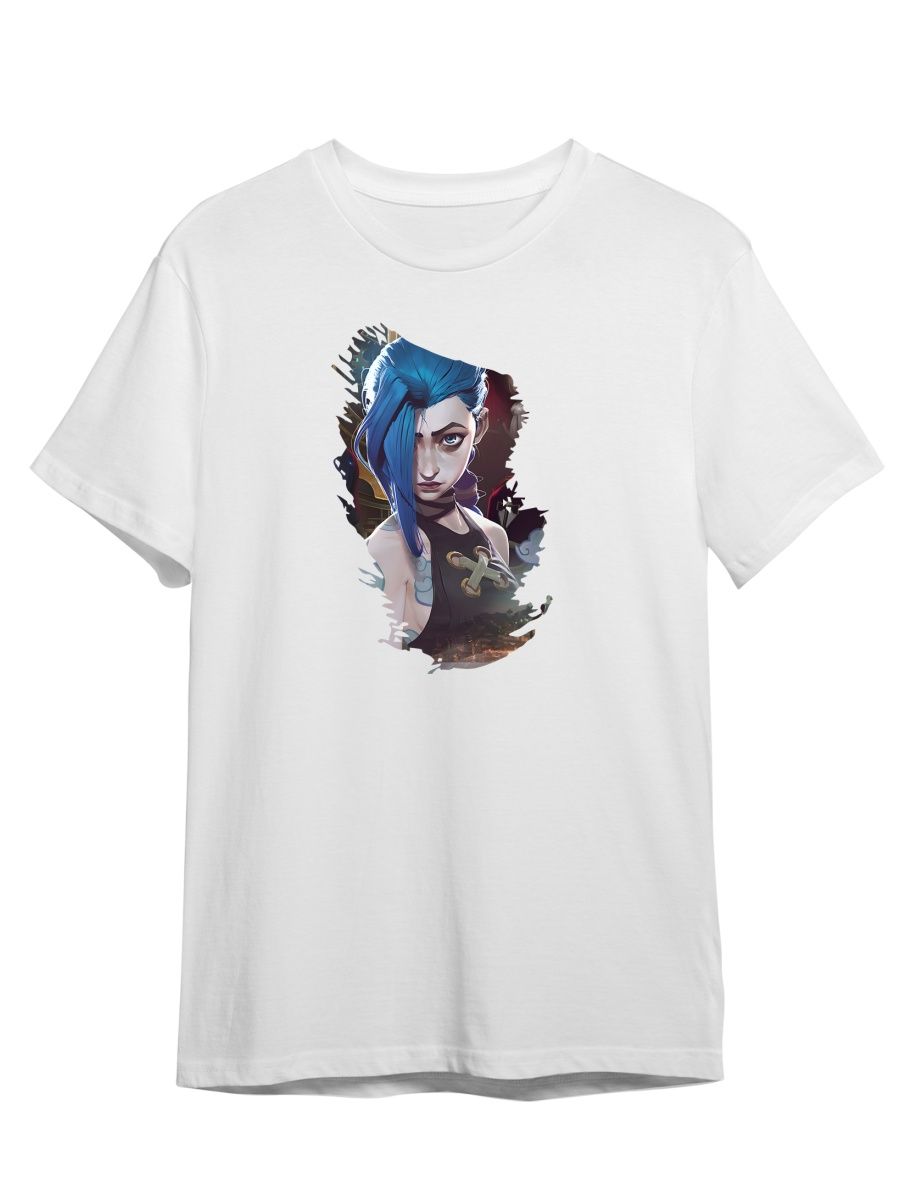 

Футболка унисекс СувенирShop Джинкс/Jinx/Arcane/Лига легенд 2 белая XS, Белый, "Джинкс/Jinx/Arcane/Лига легенд" 2