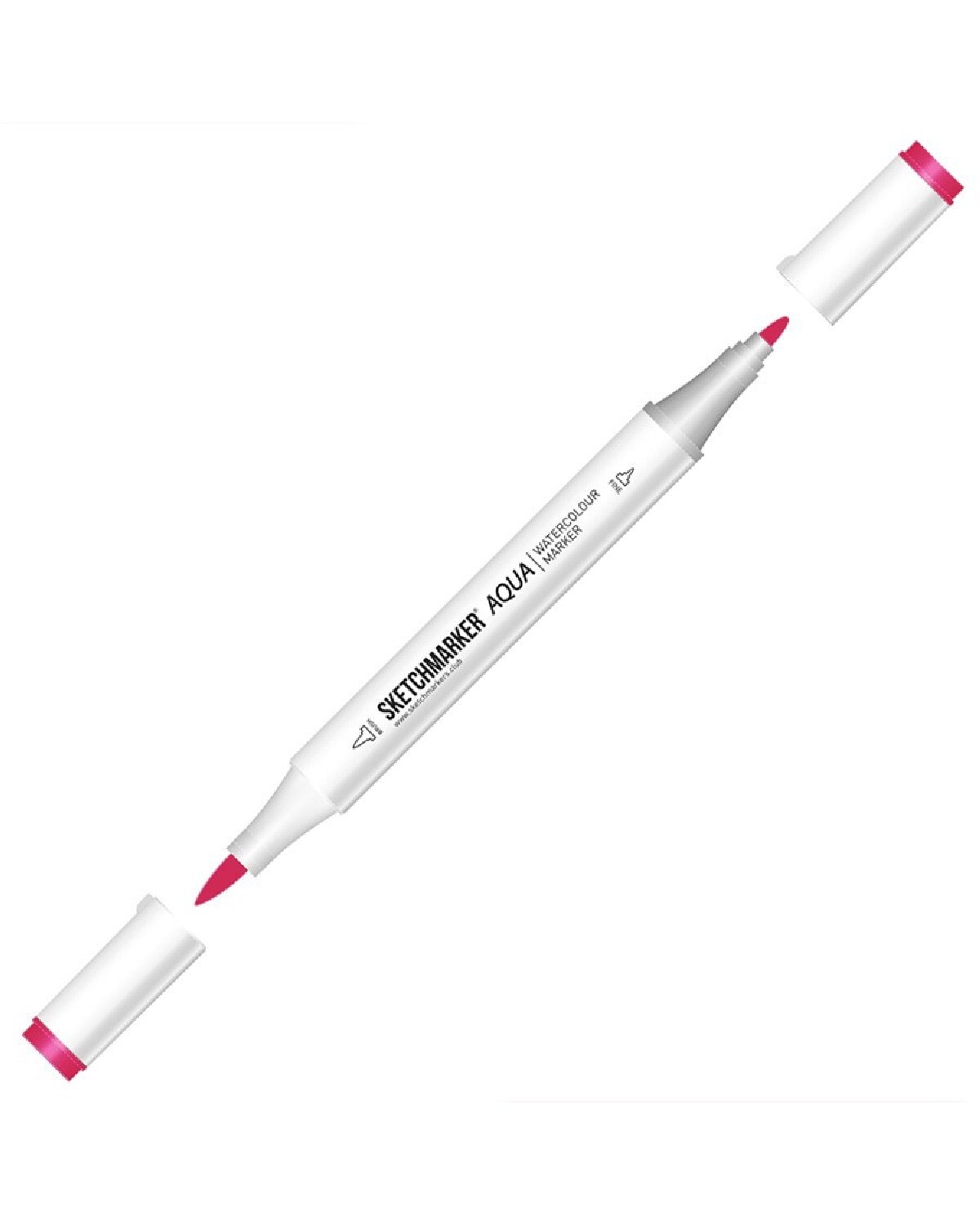 

Маркер акварельный двухсторонний Sketchmarker Aqua цвет Dark Pink (Темно-Розовый), Aqua
