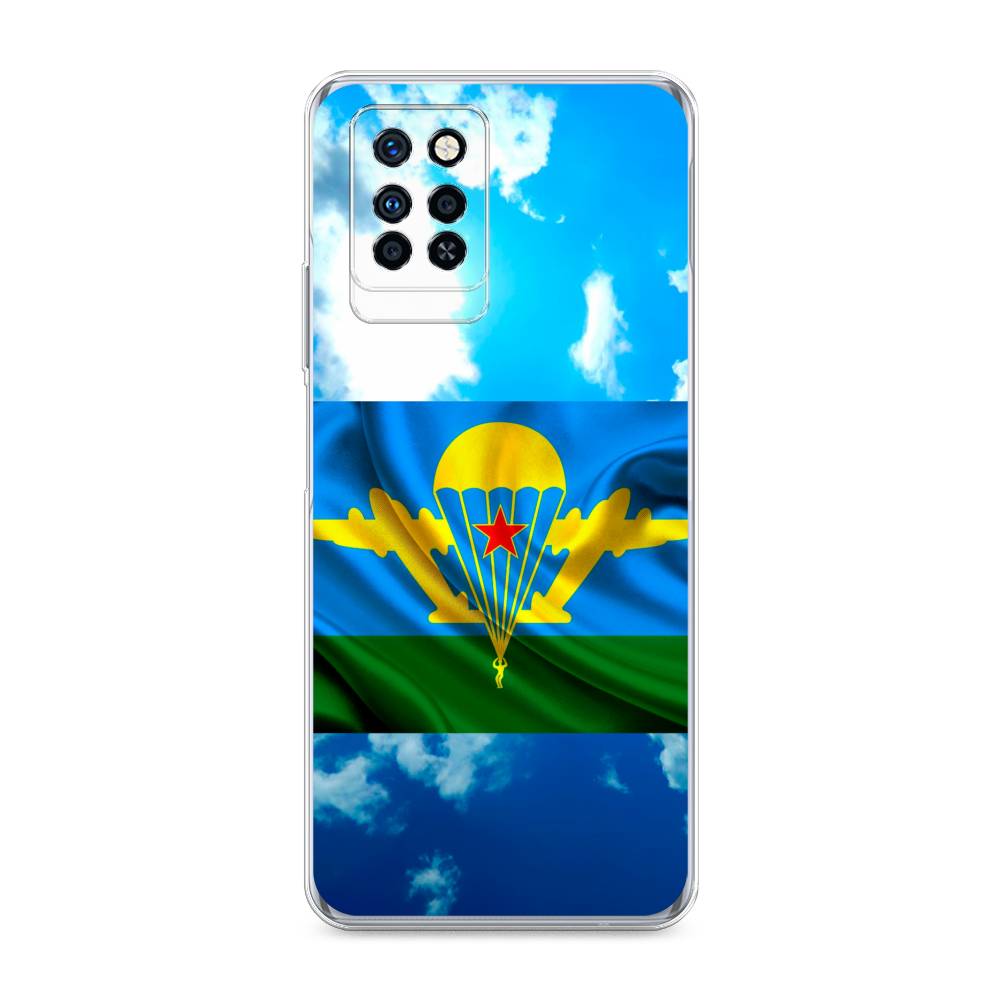 

Чехол Awog на Infinix Note 10 Pro "ВДВ флаг в небесах", Разноцветный, 3100150-5