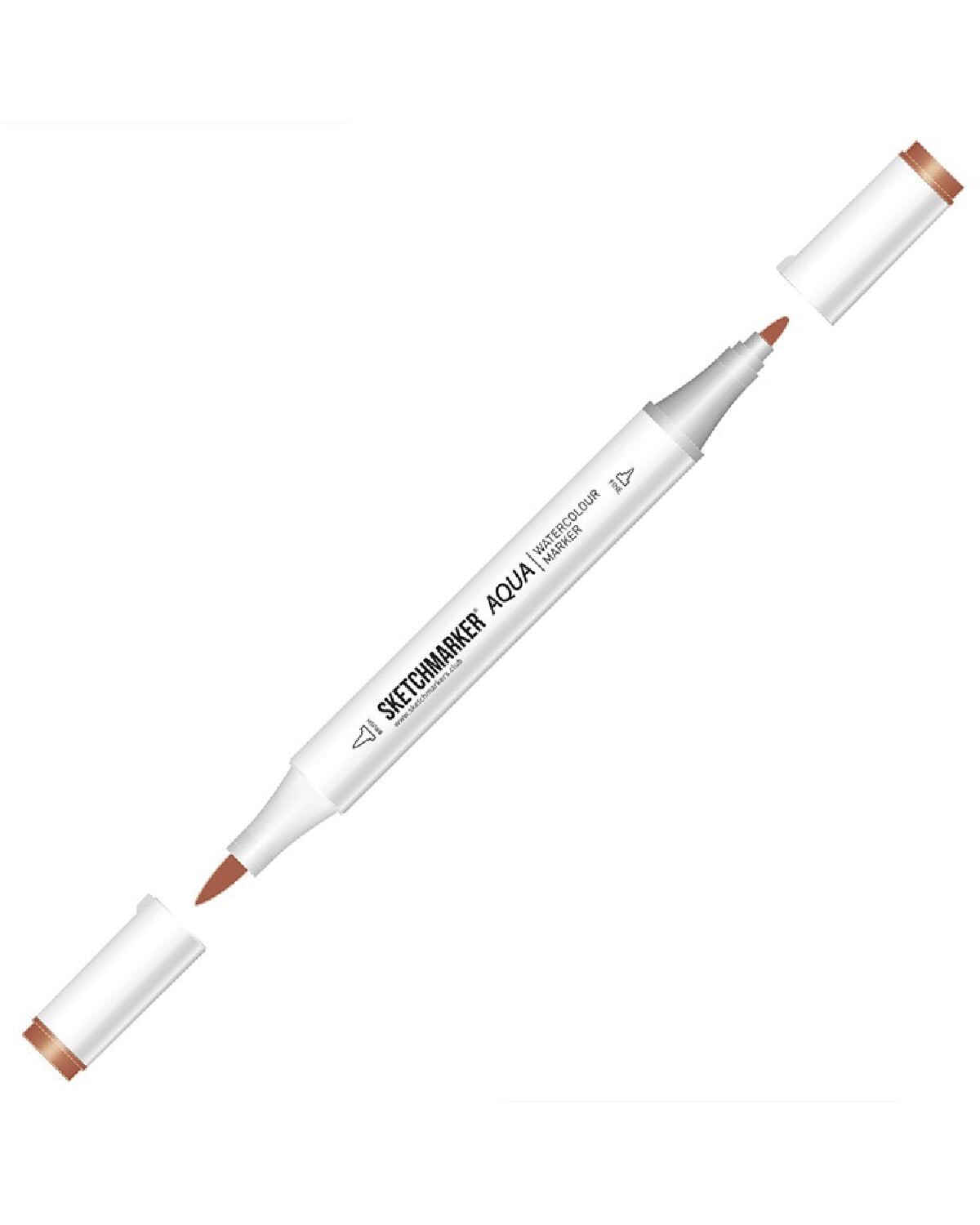 

Маркер акварельный двухсторонний Sketchmarker Aqua цвет Brown (Коричневый), Aqua