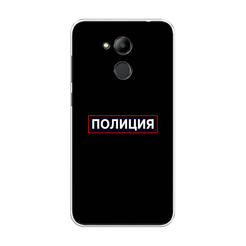 

Чехол Awog на Honor 6C Pro "Police logo", Черный;белый;красный, 63850-5