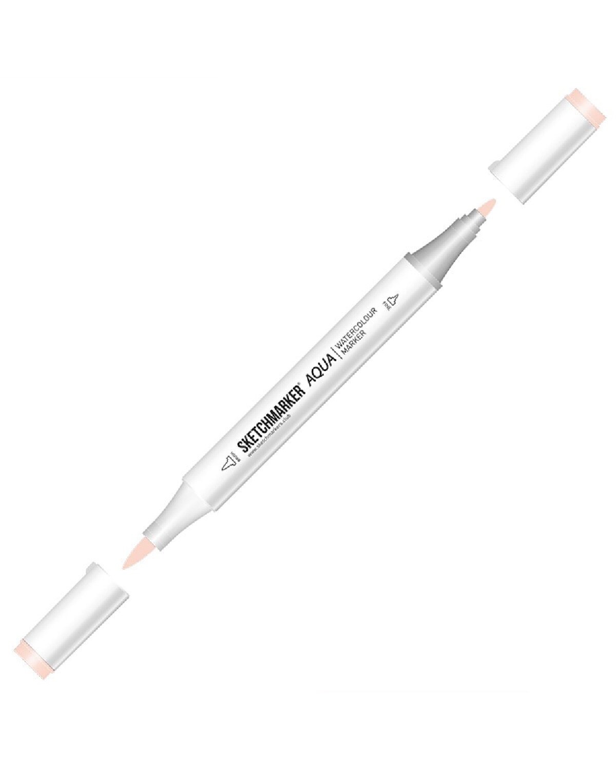 

Маркер акварельный двухсторонний Sketchmarker Aqua цвет Blush (Румянец), Aqua