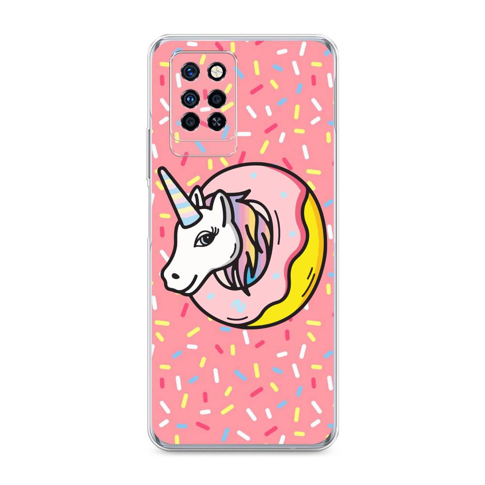 

Чехол Awog на Infinix Note 10 Pro "Единорог в пончике", Разноцветный, 3100150-2