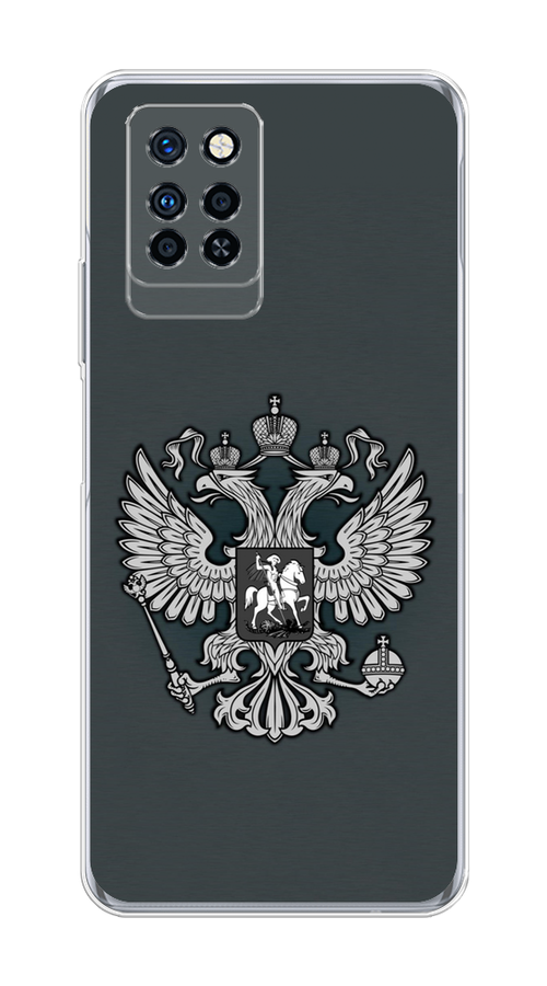 

Чехол Awog на Infinix Note 10 Pro "Герб России серый", Разноцветный, 3100150-5
