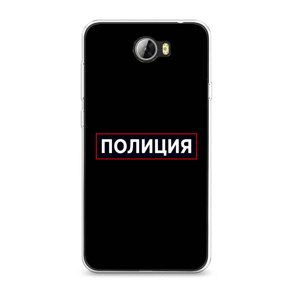 

Чехол Awog на Honor 5A "Police logo", Черный;белый;красный, 60350-5
