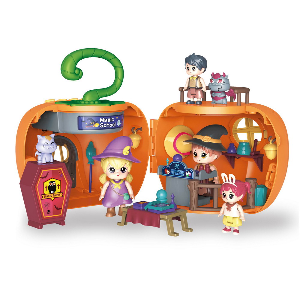 Игровой набор Pituso Домик с куколками Magic Pumpkin