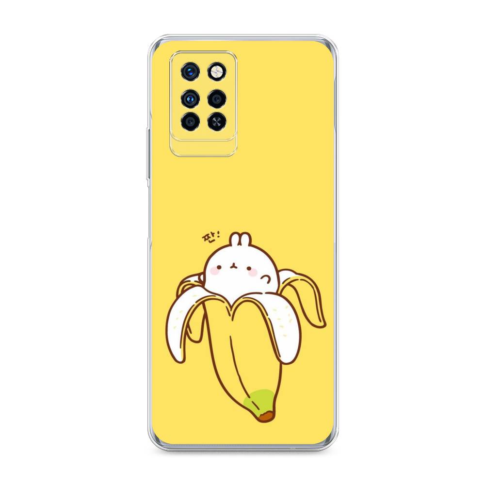 

Чехол Awog на Infinix Note 10 Pro "Зайчик-бананчик", Разноцветный, 3100150-2