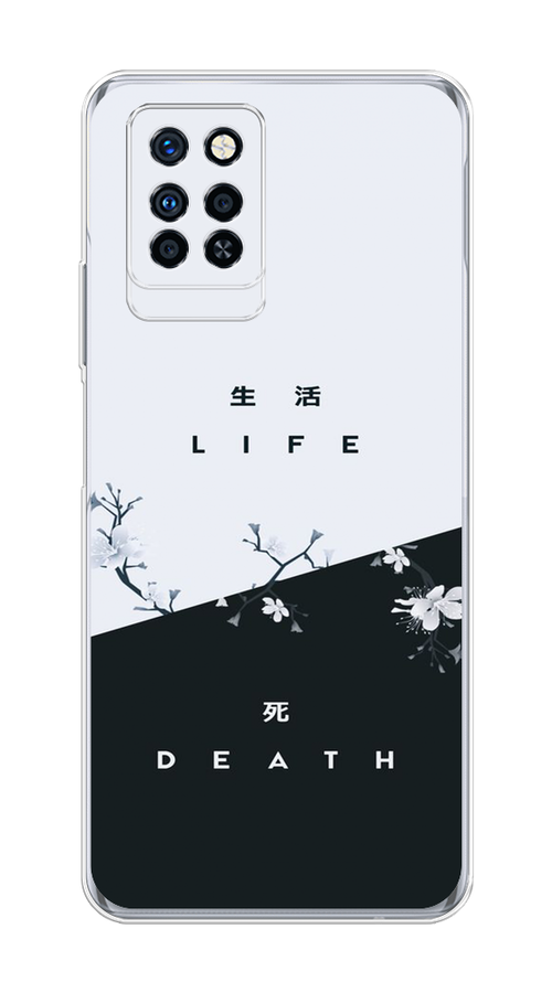 

Чехол Awog на Infinix Note 10 Pro "Life and death", Разноцветный, 3100150-7
