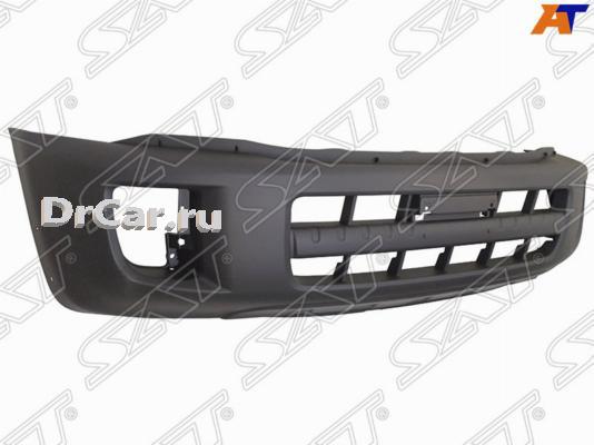 

Sat Бампер Передний Toyota Rav4 00-03 С Отверстиями Для Накладки, Черный