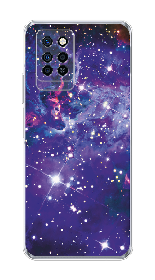 

Чехол Awog на Infinix Note 10 Pro "Яркая галактика", Разноцветный, 3100150-4