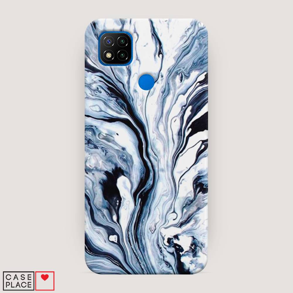 

Пластиковый чехол "Голубой минерал мрамор" на Xiaomi Redmi 9C, 39020-2