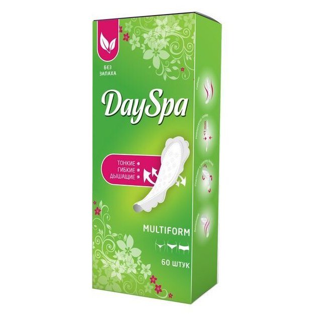 Прокладки ежедневные Day Spa Multiform Deo Цветочный аромат 60 шт 194₽