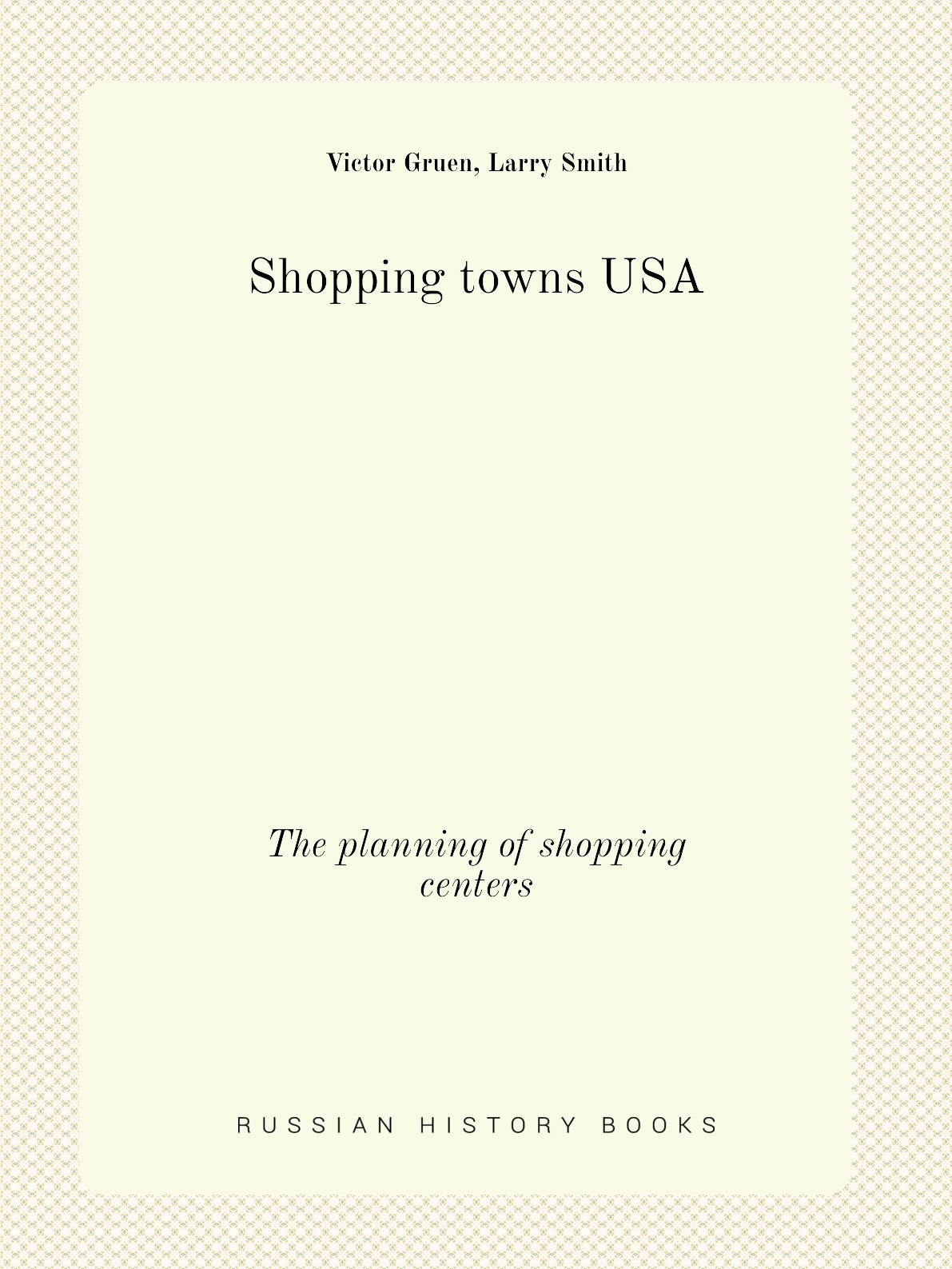 

Shopping towns USA