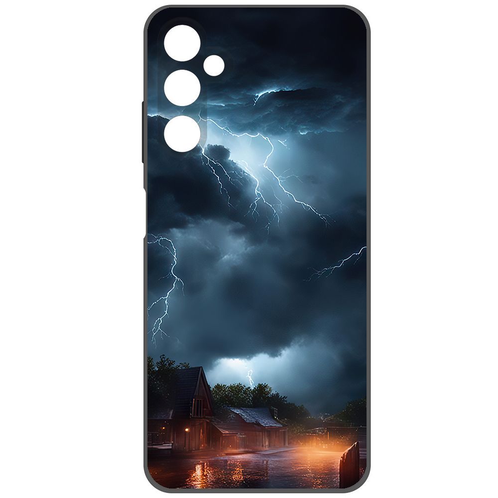 

Чехол-накладка Krutoff Soft Case Ночная гроза для Samsung Galaxy A05s черный