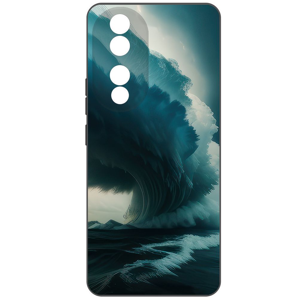 

Чехол-накладка Krutoff Soft Case Торнадо для Honor 90 черный