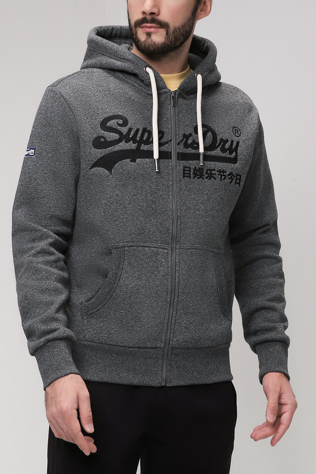 фото Толстовка мужская superdry m2011138a серая 2xl