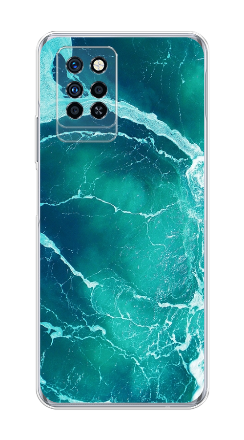 

Чехол Awog на Infinix Note 10 Pro "Изумрудный океан", Разноцветный, 3100150-4