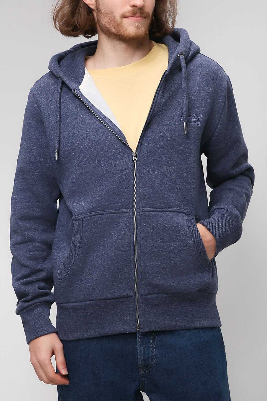 фото Толстовка мужская superdry m2010962a синяя 2xl