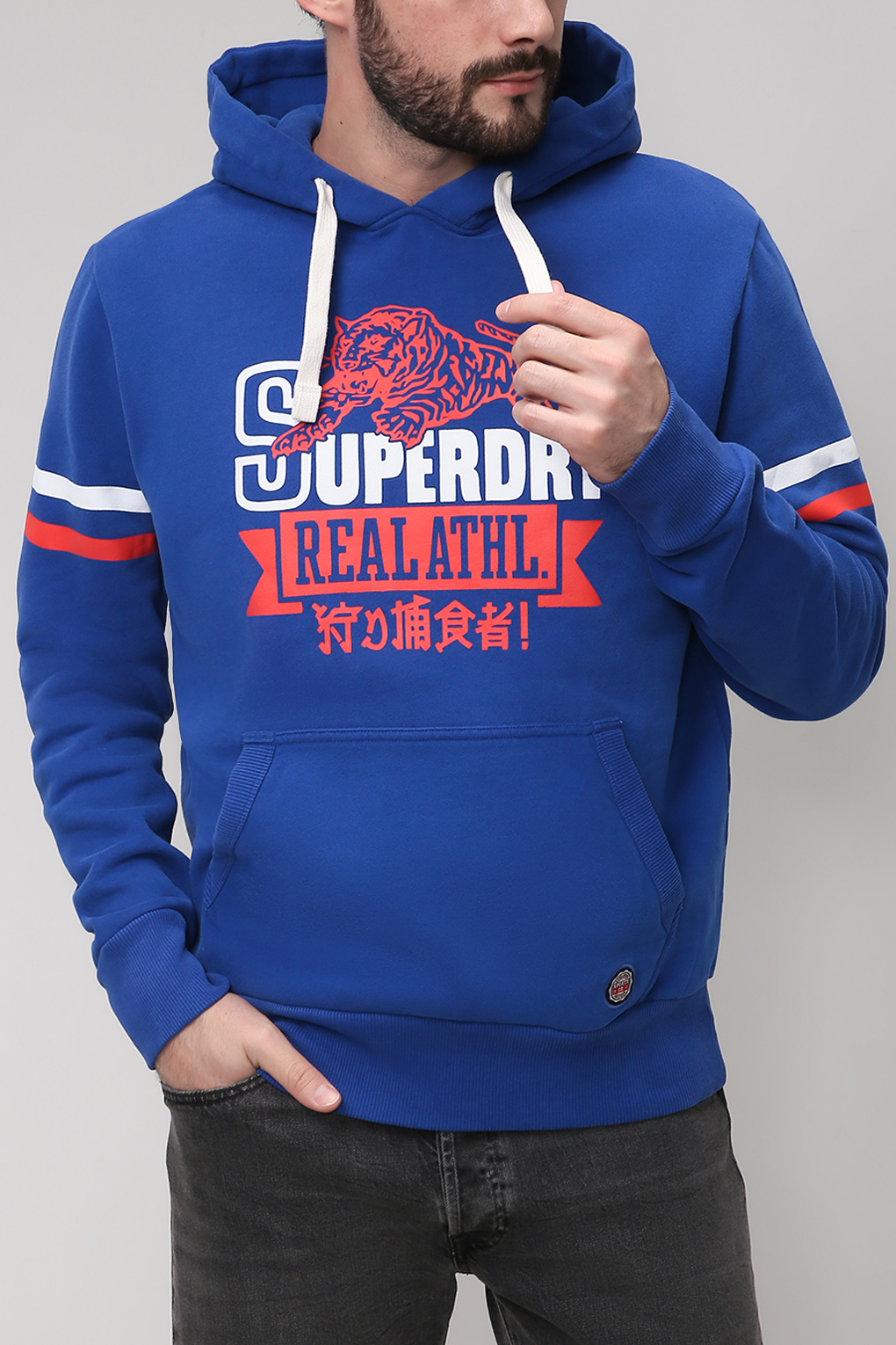 фото Худи мужское superdry m2010632a синее 2xl