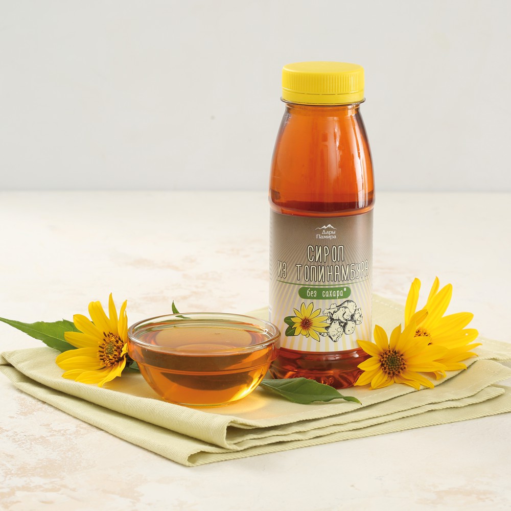Сироп из топинамбура Дары Памира натуральный нефильтрованный 330 гр
