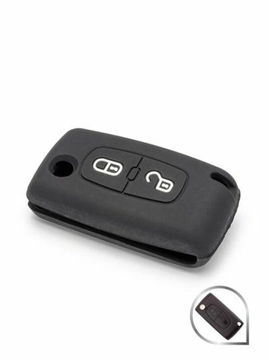 

Чехол SLK силиконовый для ключа 936 Citroen C4, C5 (Hatchback), Черный
