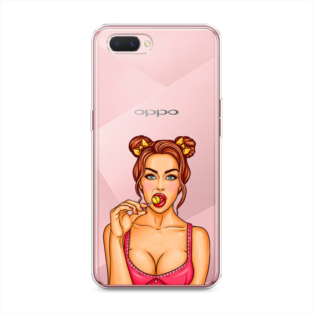 

Чехол Awog на Oppo A3s "Вкусный леденец", Разноцветный