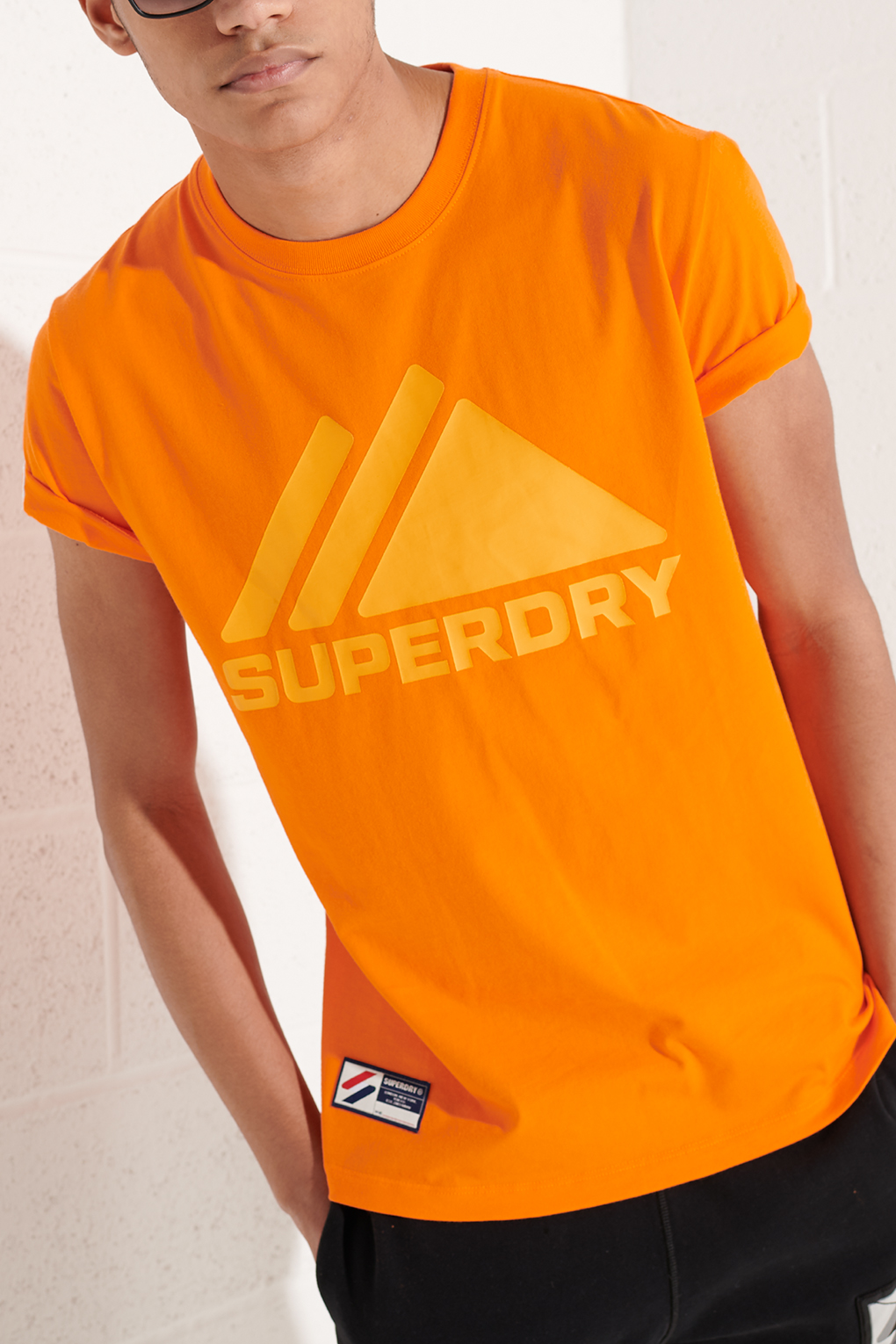 фото Футболка мужская superdry m1011087a оранжевая 2xl