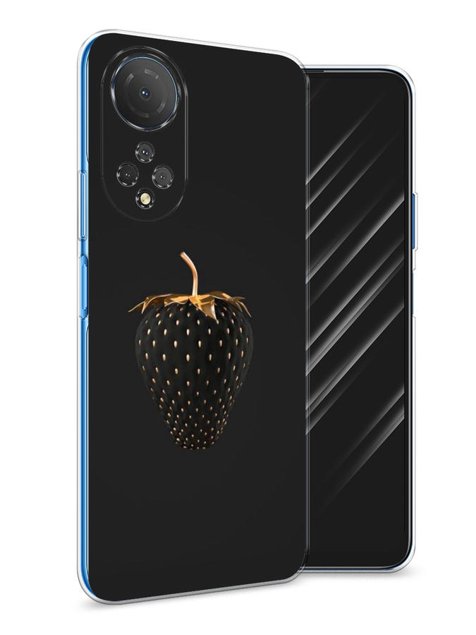 

Чехол Awog на Honor X7 2022 "Черно-золотая клубника", Разноцветный, 6108850-10