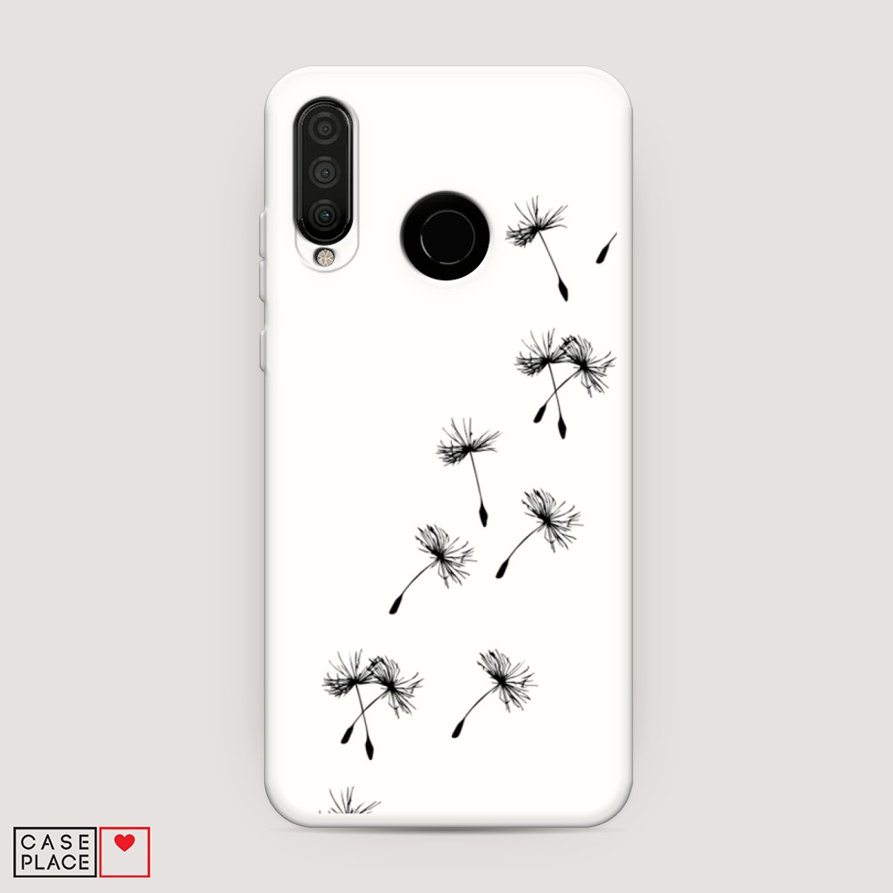 

Матовый силиконовый чехол "Звездочки графика белая" на Honor 7X