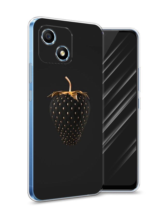 

Чехол Awog на Honor Play 30 "Черно-золотая клубника", Разноцветный, 6108750-10