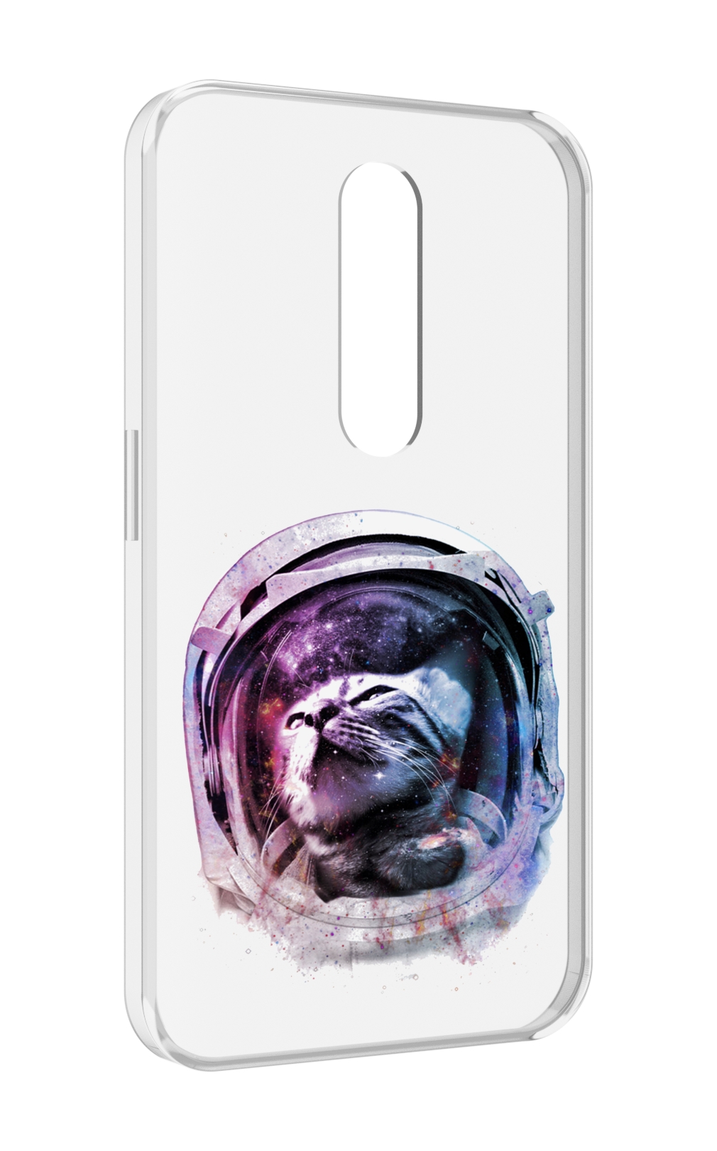 

Чехол MyPads кот в шлеме для Motorola Moto X Force (XT1585 / XT1581), Прозрачный, Tocco