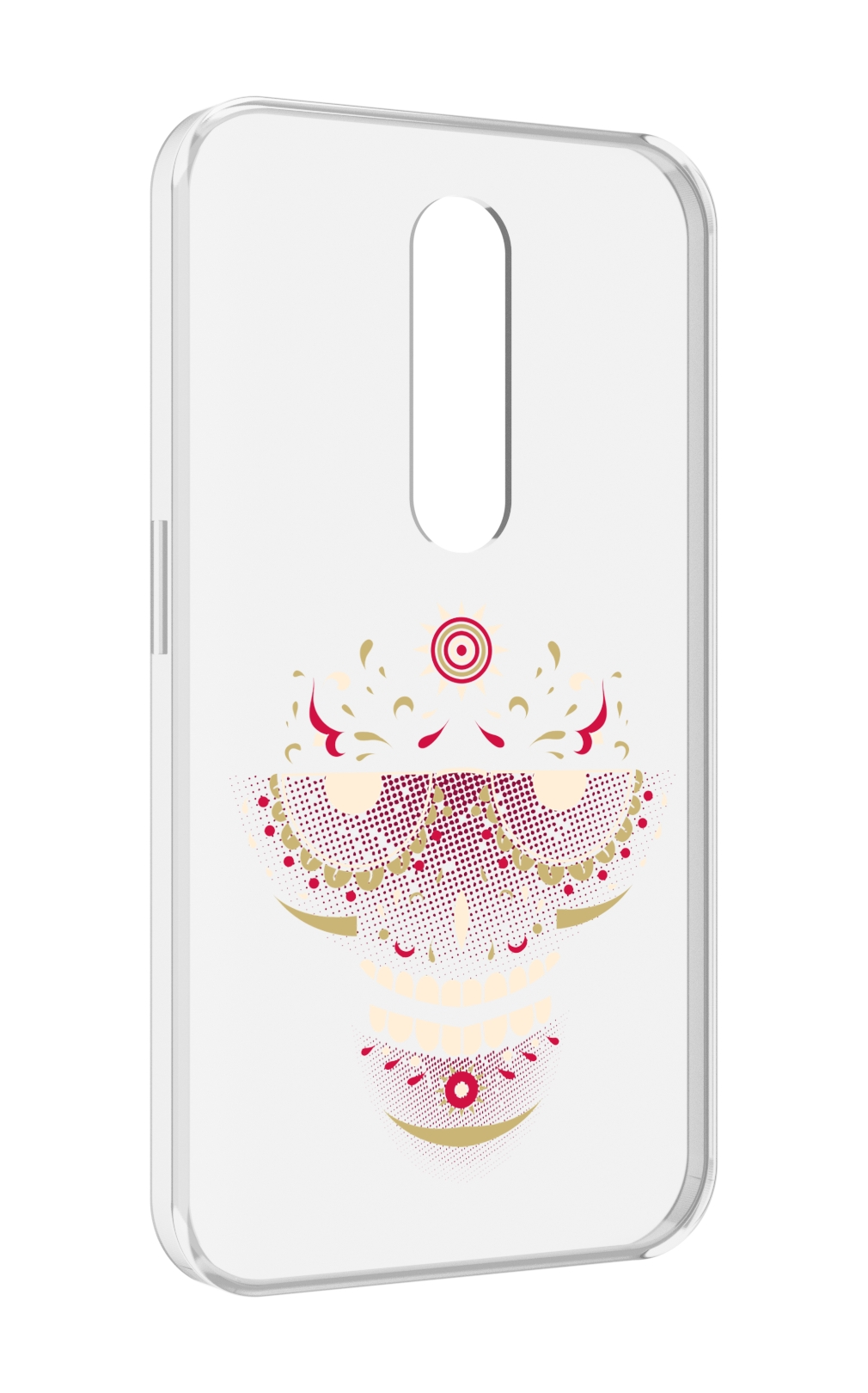 Чехол MyPads карнавальный скелет абстракция для Motorola Moto X Force (XT1585 / XT1581)