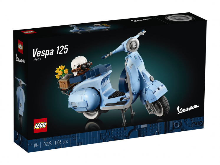фото Конструктор lego коллекционные наборы vespa 125 10298