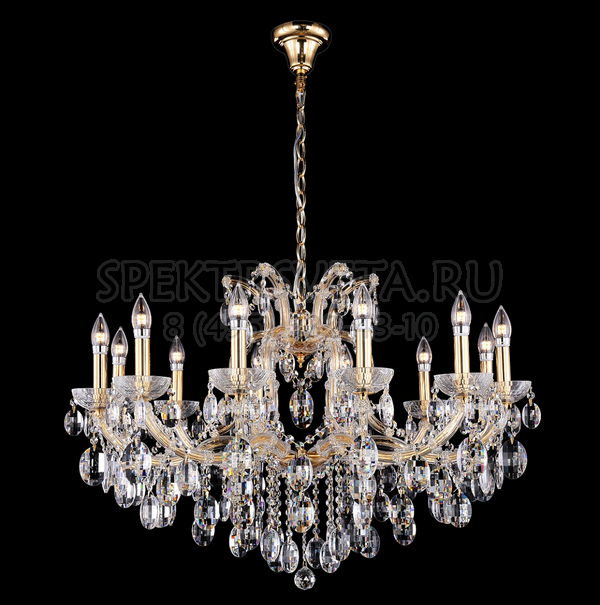 

Crystal Lux Люстра подвесная HOLLYWOOD_SP12_GOLD Crystal Lux